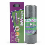 Reusable Microfiber Cleaning Cloth Roll: 20pcs 25×25 cm, Dark Grey