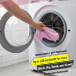 Premium Microfiber Cleaning Cloth Roll: Pack of 20 | 25x25 cm, Light Pink - Image 5